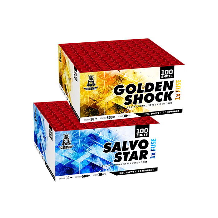 GOLDEN SHOCK &amp; SALVO STAR FLOWERBEDS