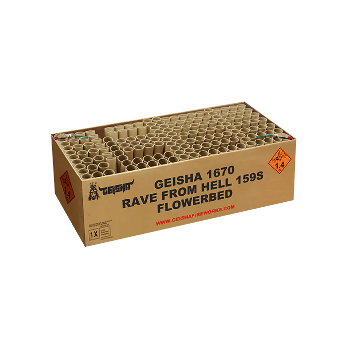 RAVE FROM HELL  159 SHOTS FLOWERBED