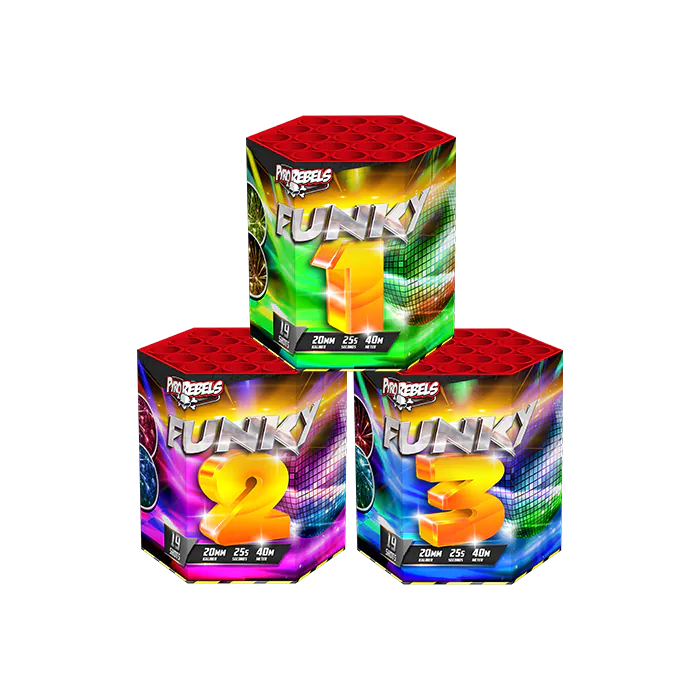 FUNKY 3  - 19'S ASSORTED CAKE