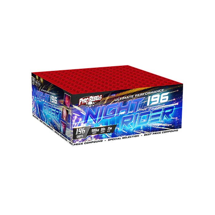 NIGHT RIDER 196 SHOTS COMPOUND