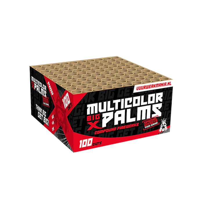 BIG X MULTICOLOR PALMS 100'S COMPOUND