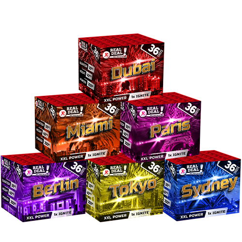 SPECTACLE 6   6x36 SHOTS ASSORTED CAKES