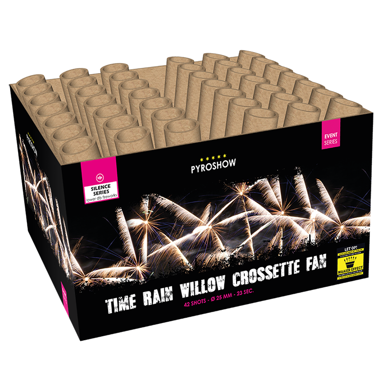 Time Rain Willow Crossette Fan