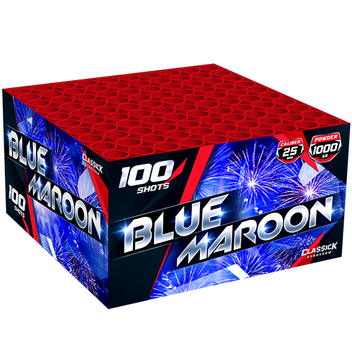BLUE MAROON 100 SHOTS