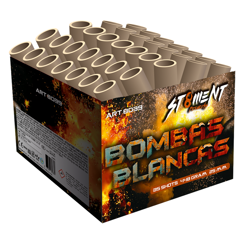 Bombas Blancas 35 shots 25mm