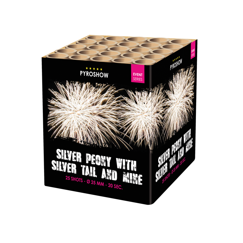 Silver Peony w.Silver Tail and Mine