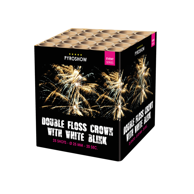 Double Floss Crown with White Blink