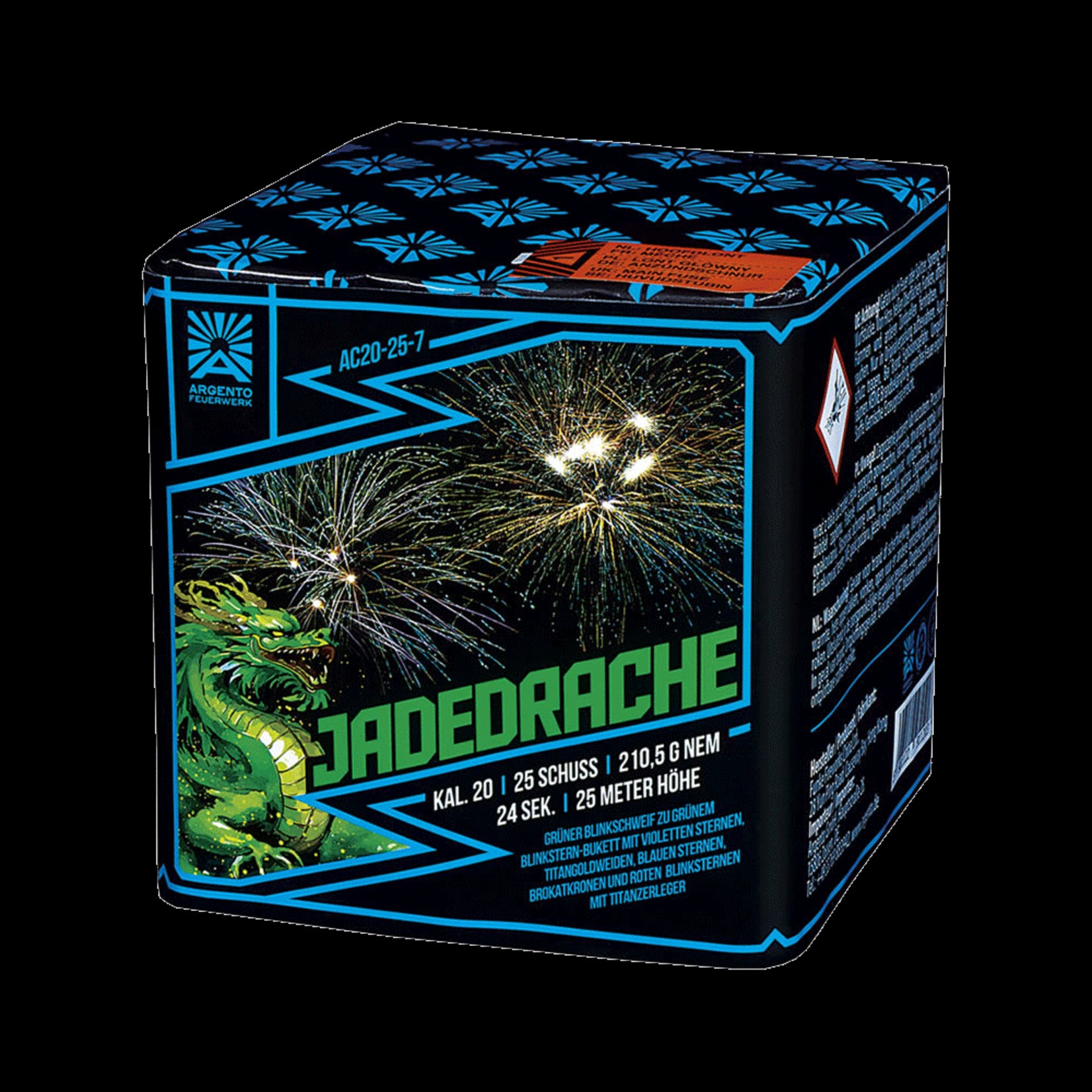 Argento Vuurwerk Jadedrache 25 Shots
