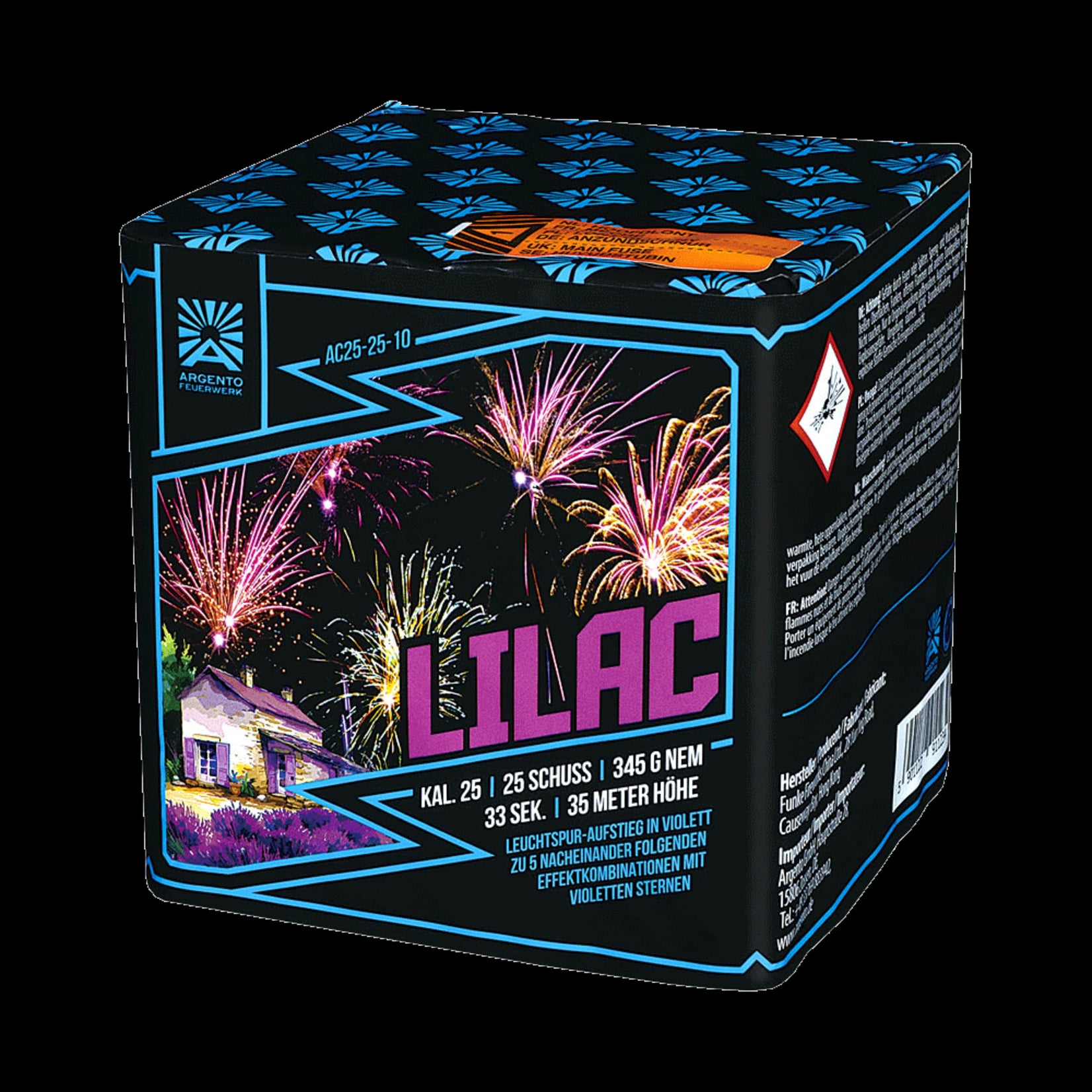 Argento Vuurwerk Lilac 25 Shots