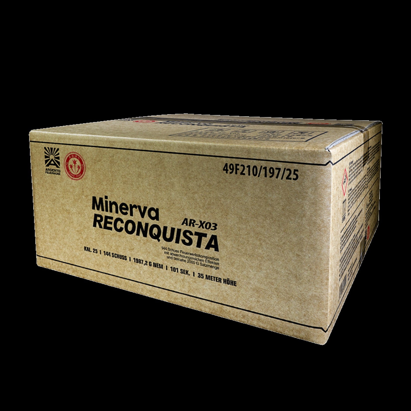 Argento Vuurwerk Minerva Reconquista 144 Shots