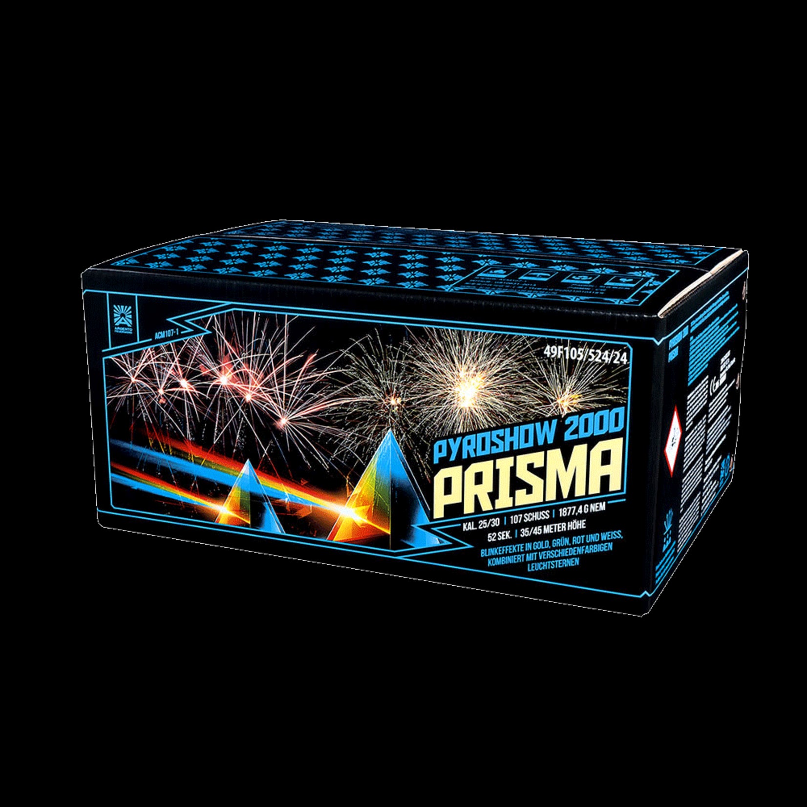 Argento Vuurwerk Prisma 107 Shots