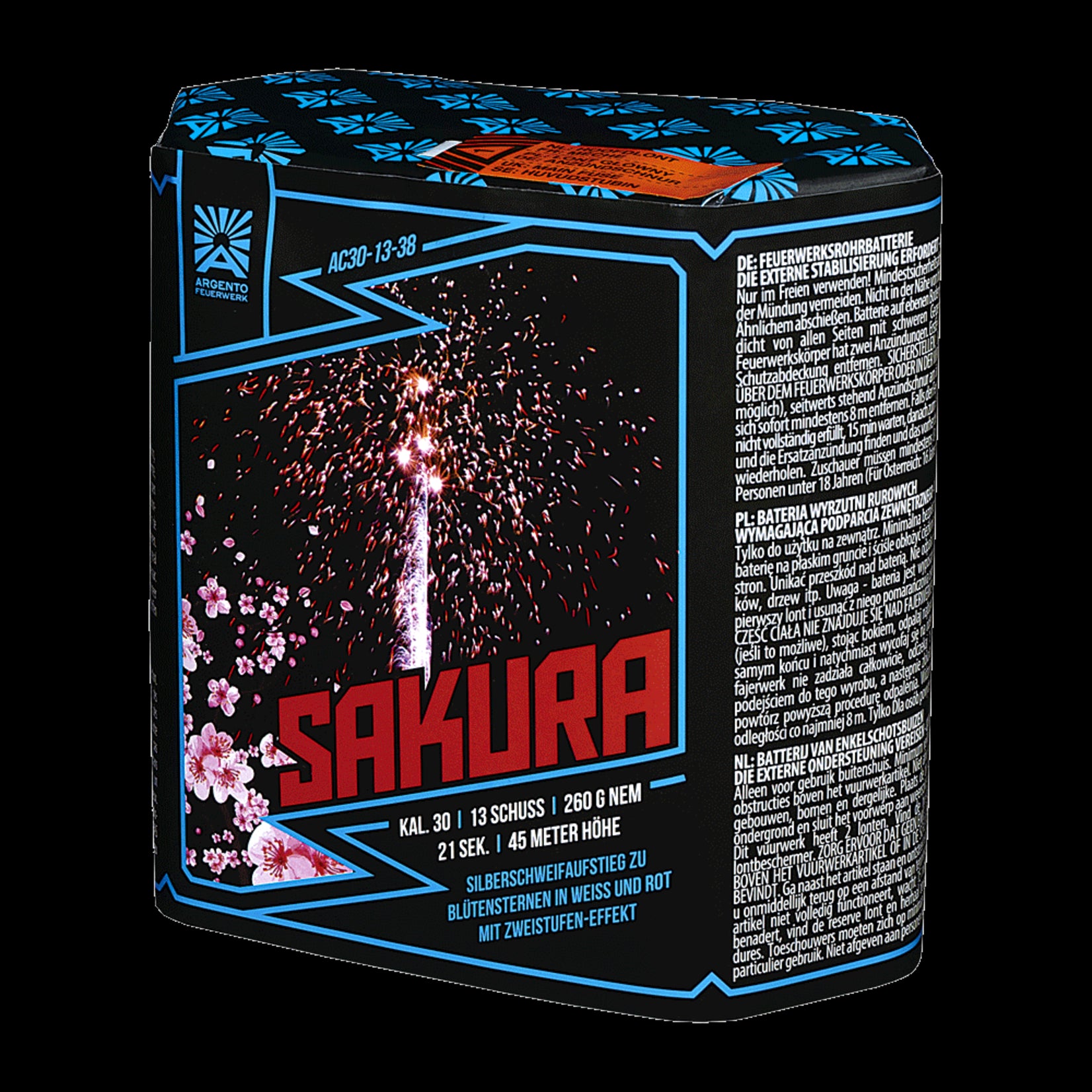 Argento Vuurwerk Sakura