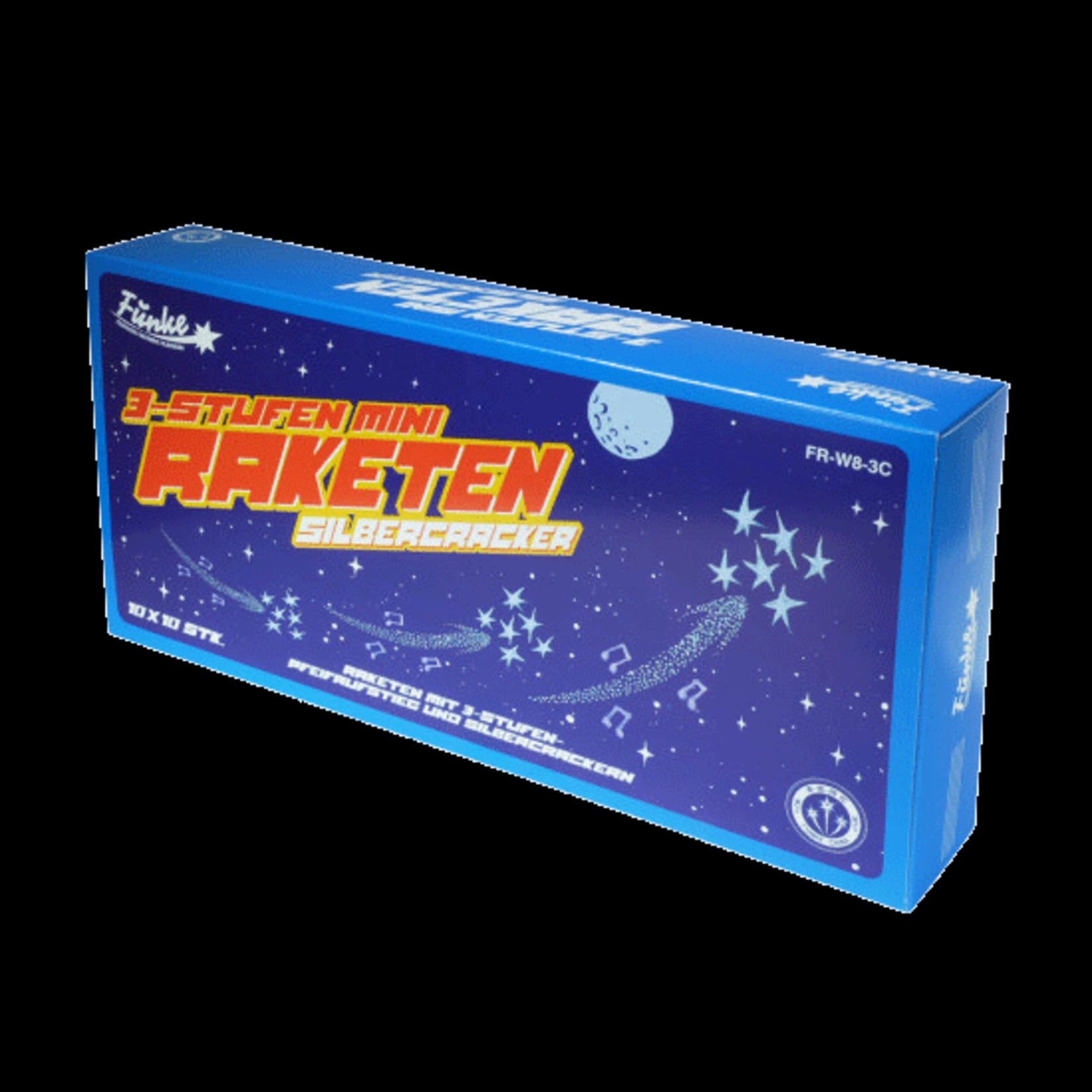 Funke Fireworks 3-Stufen Mini-Raketen Silbercracker