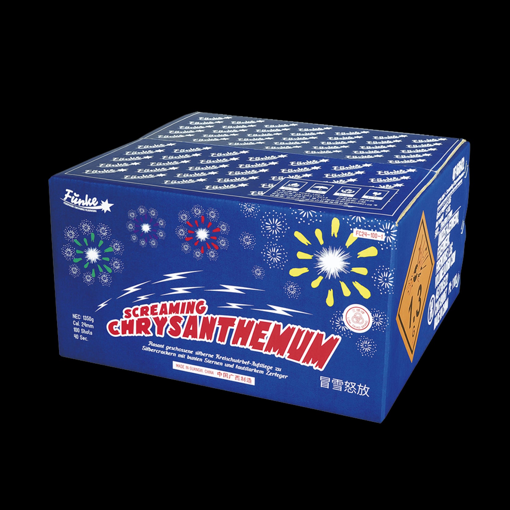 Funke Fireworks Screaming Chrysanthemum 100 shots