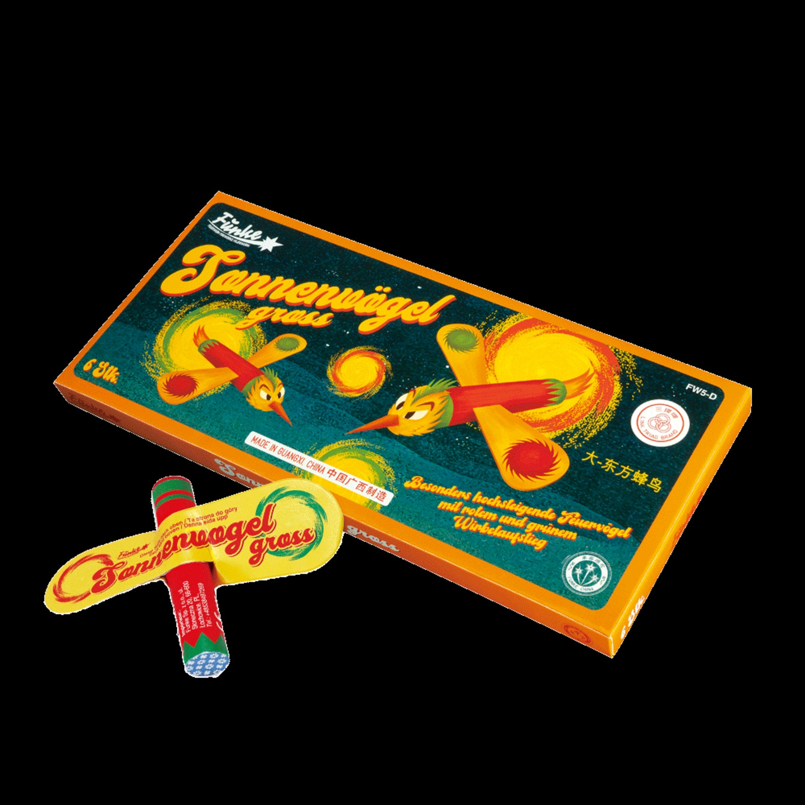 Funke Fireworks Sonnenvögel Groß 6st.