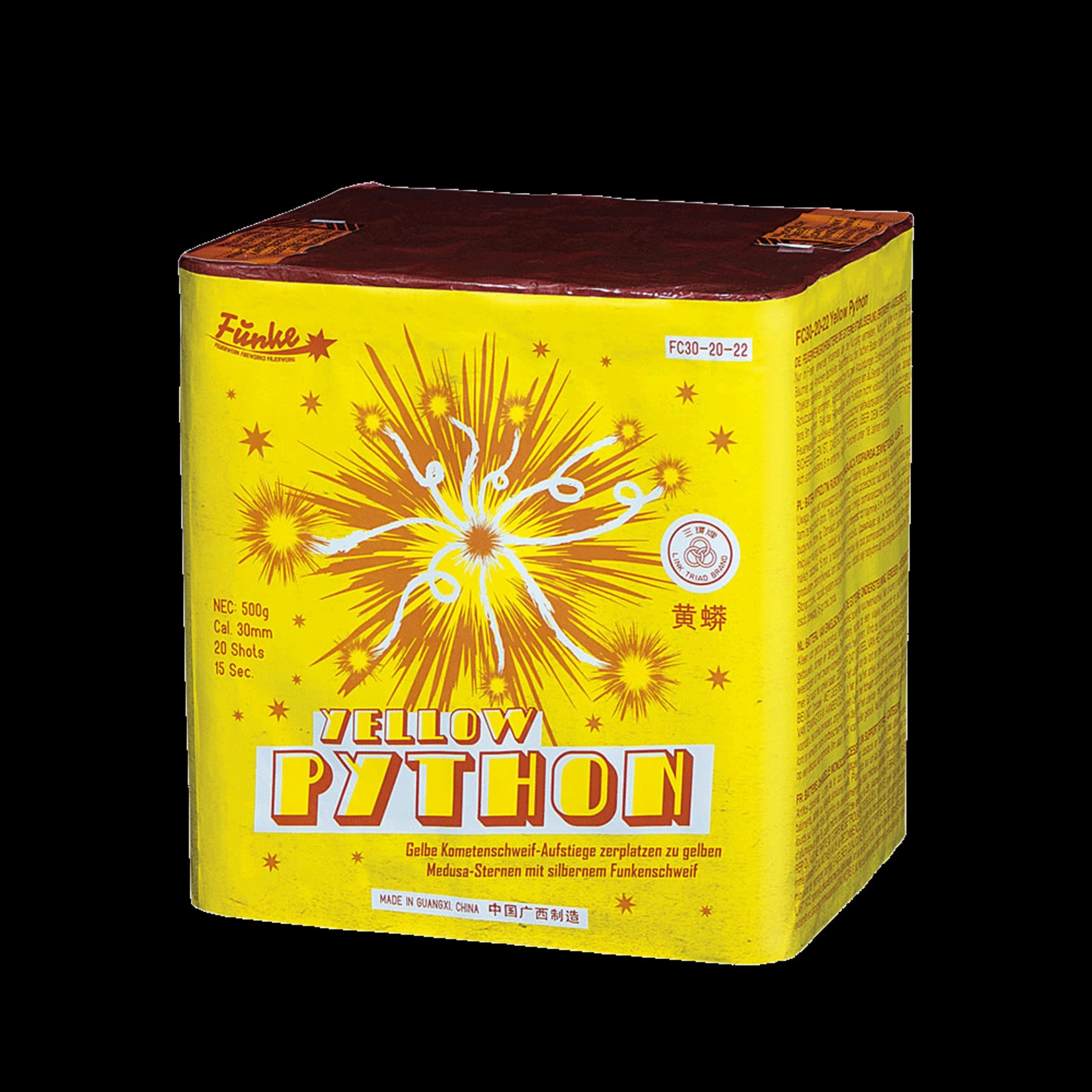 Funke Fireworks Yellow Python
