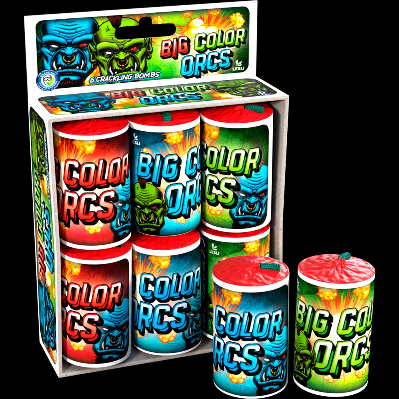 Lesli Vuurwerk Big Color Orcs