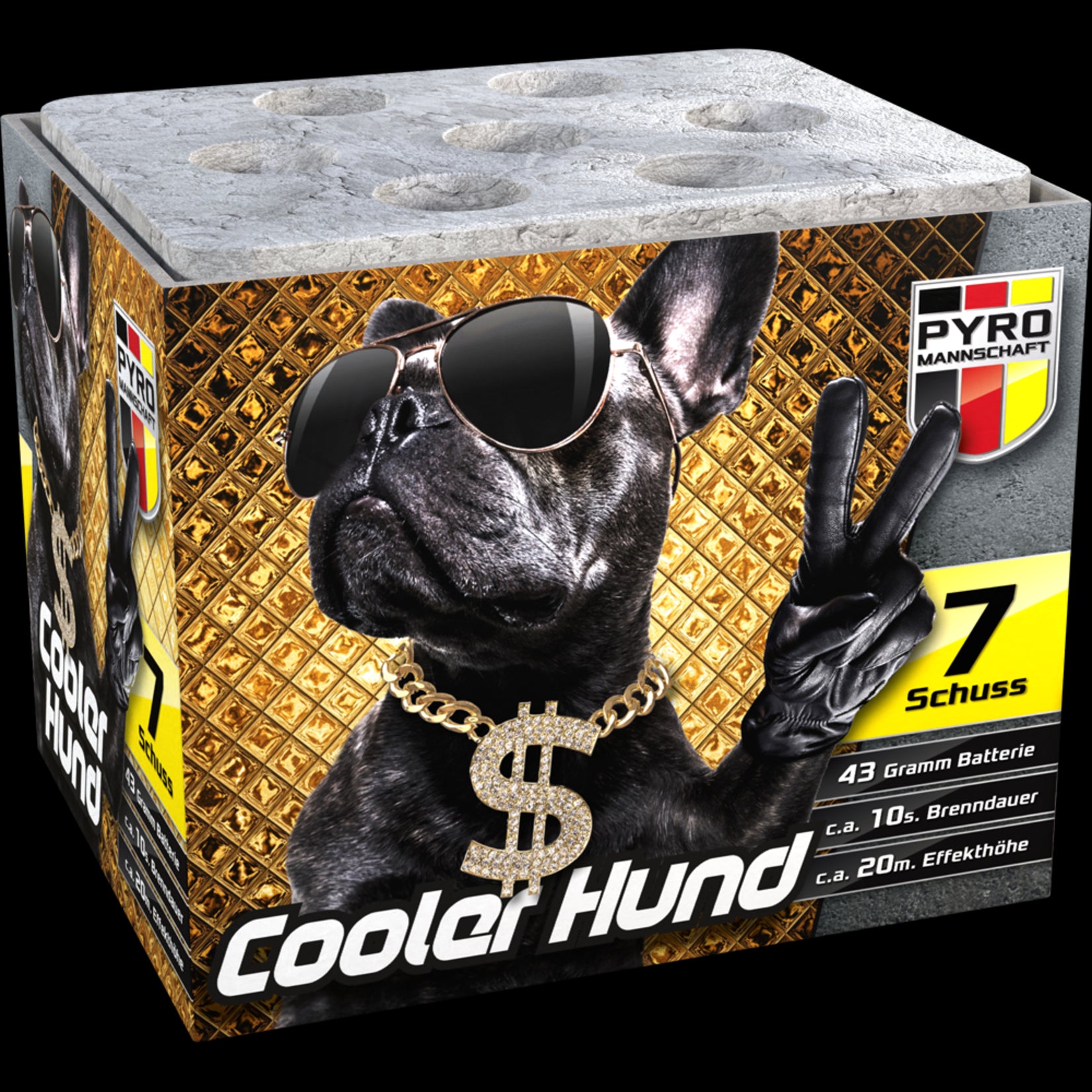 Lesli Vuurwerk Cooler Hund 7 shots