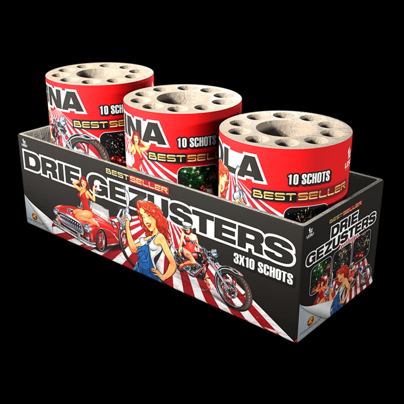 Lesli Vuurwerk  Drie Gezusters