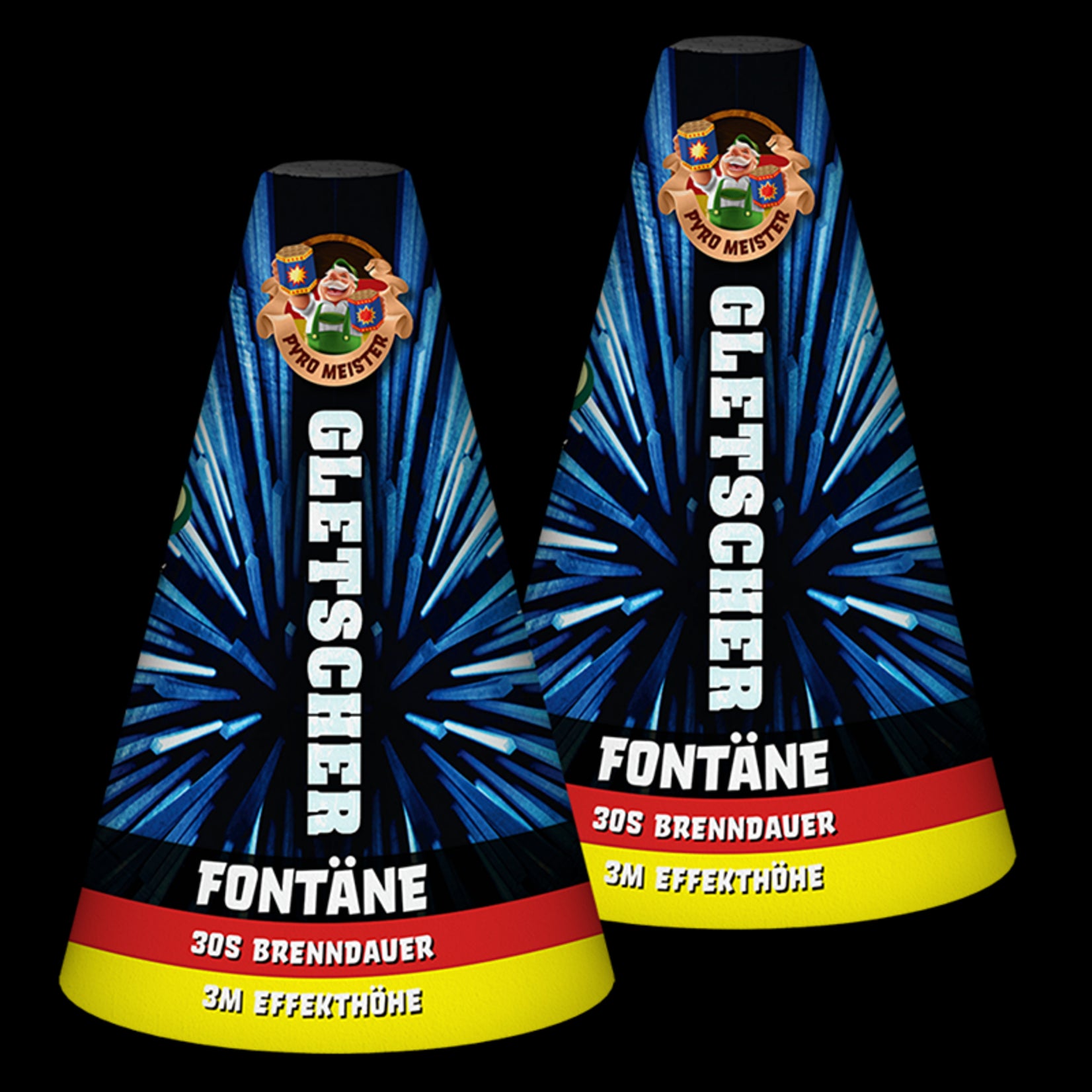 Lesli Vuurwerk Gletscher