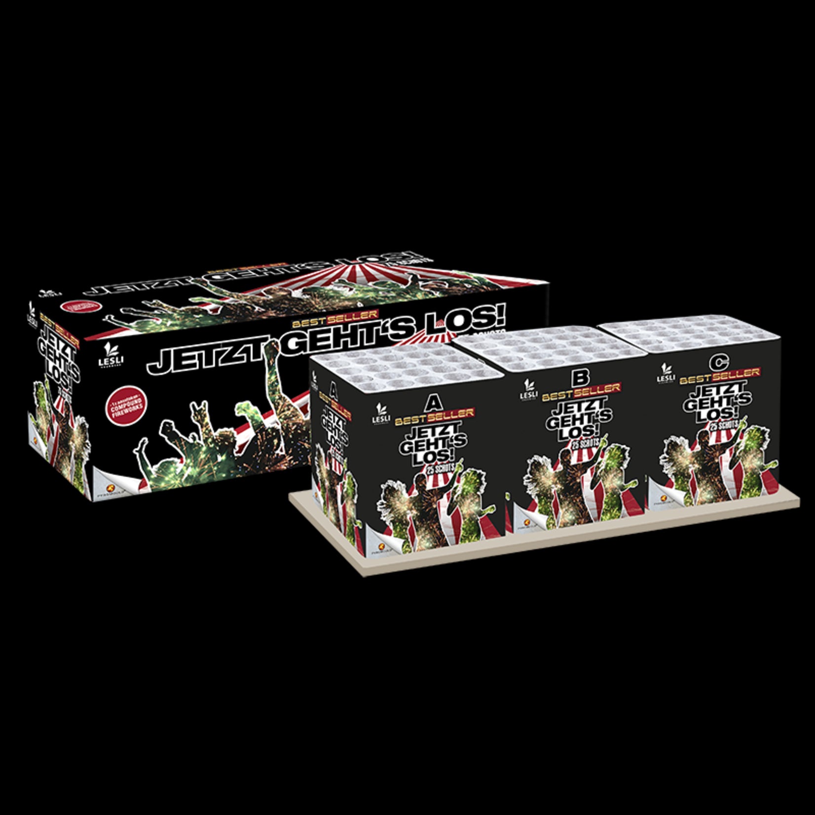 Lesli Vuurwerk  Jetzt geht's los!