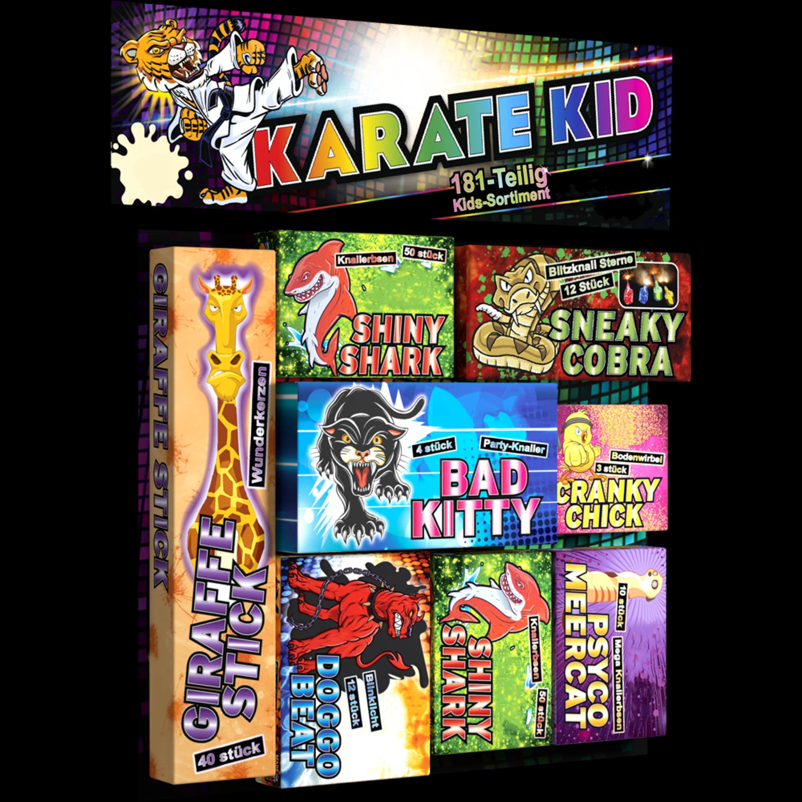 Lesli Vuurwerk Karate Kid