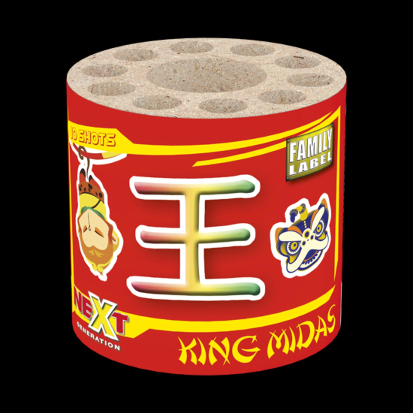 Lesli Vuurwerk King Midas 10 shots