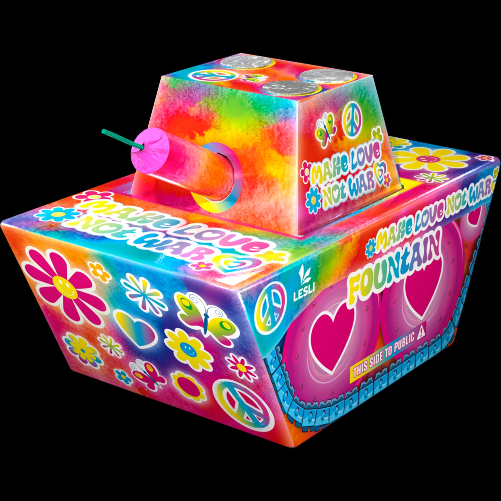 Lesli Vuurwerk Make Love Not War!