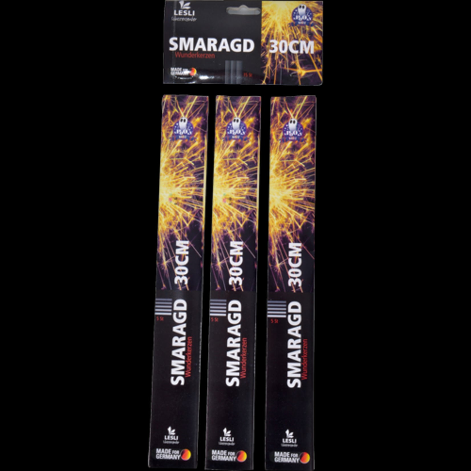 Lesli Vuurwerk Smaragd 30cm