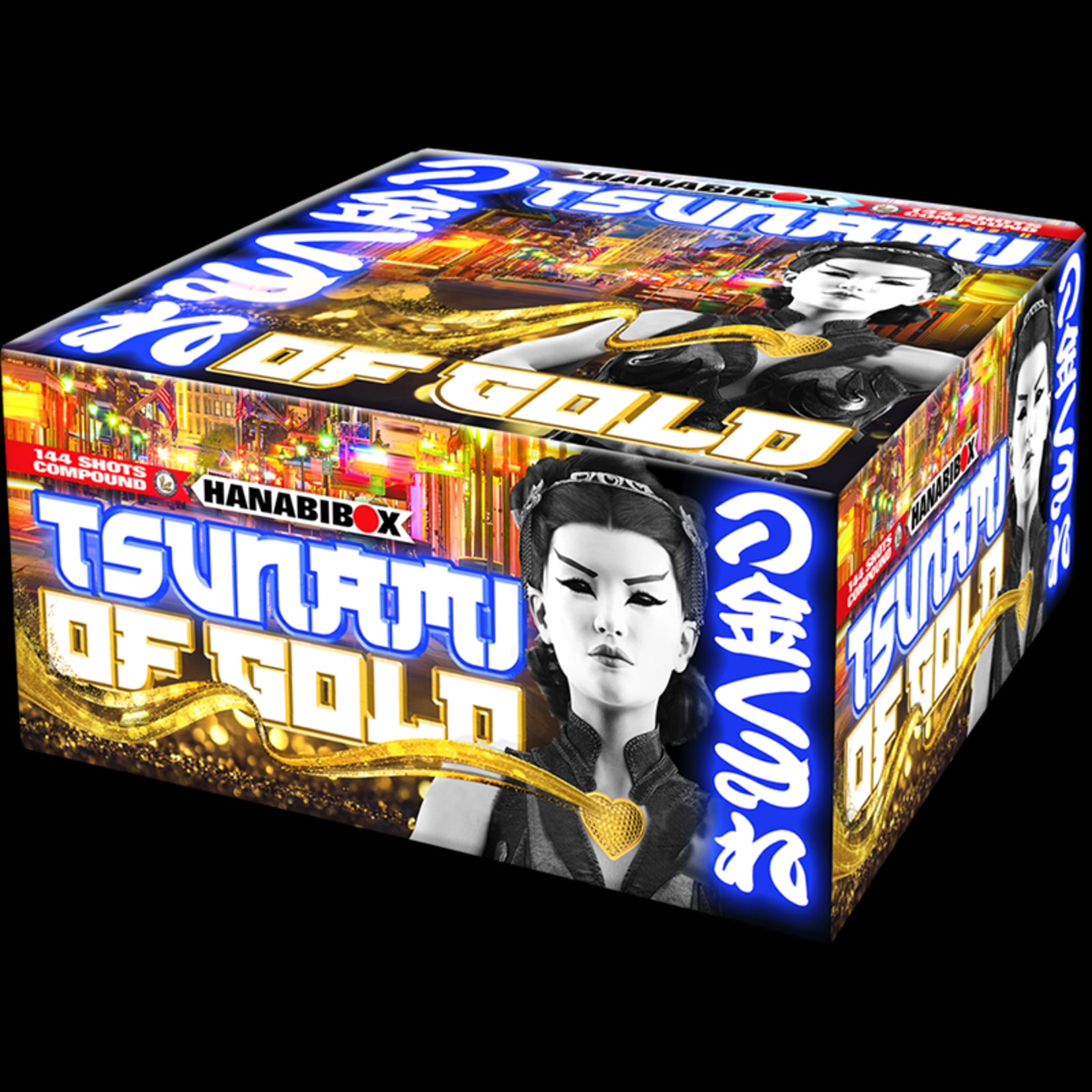 Lesli Vuurwerk Tsunami Of Gold 144 shots