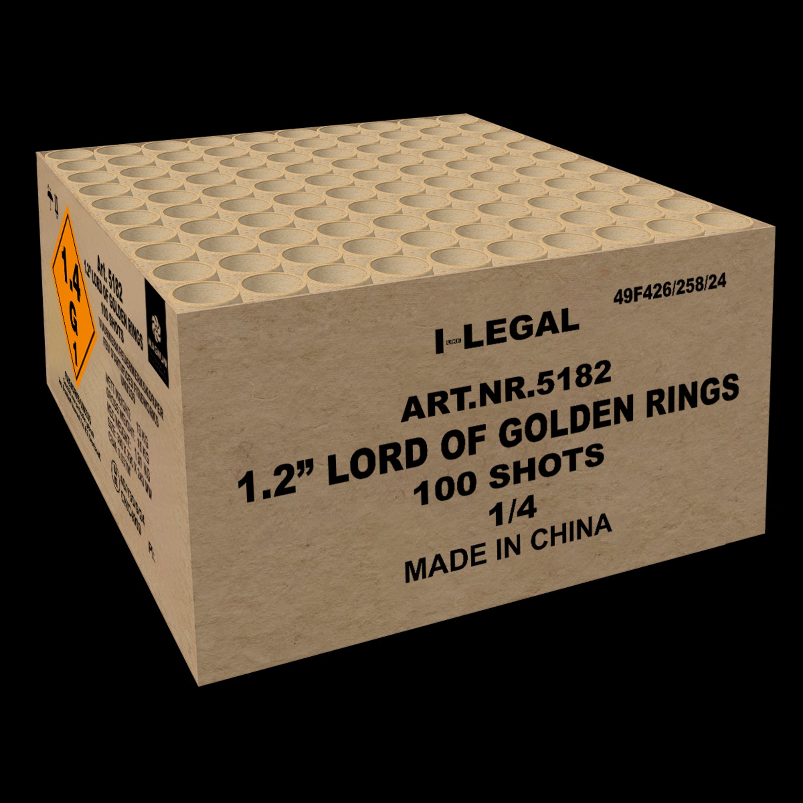 Magnum Vuurwerk 1.2 Lord of Golden Rings 100 shots