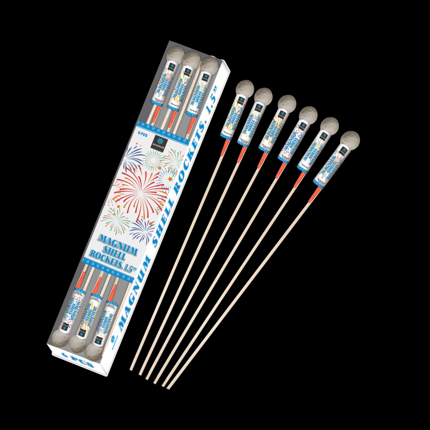 Magnum Vuurwerk 1.5 Shell Rockets