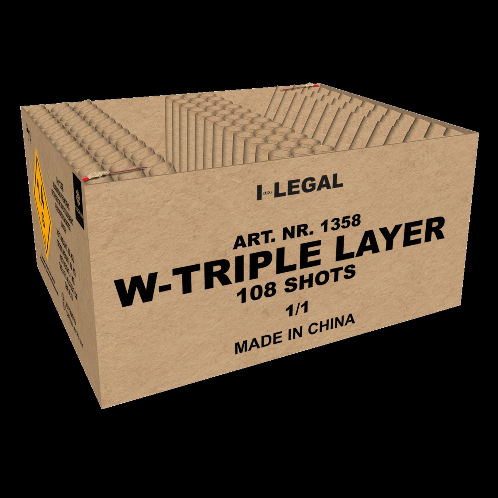 Magnum Vuurwerk W-Triple Layer 108 schuss