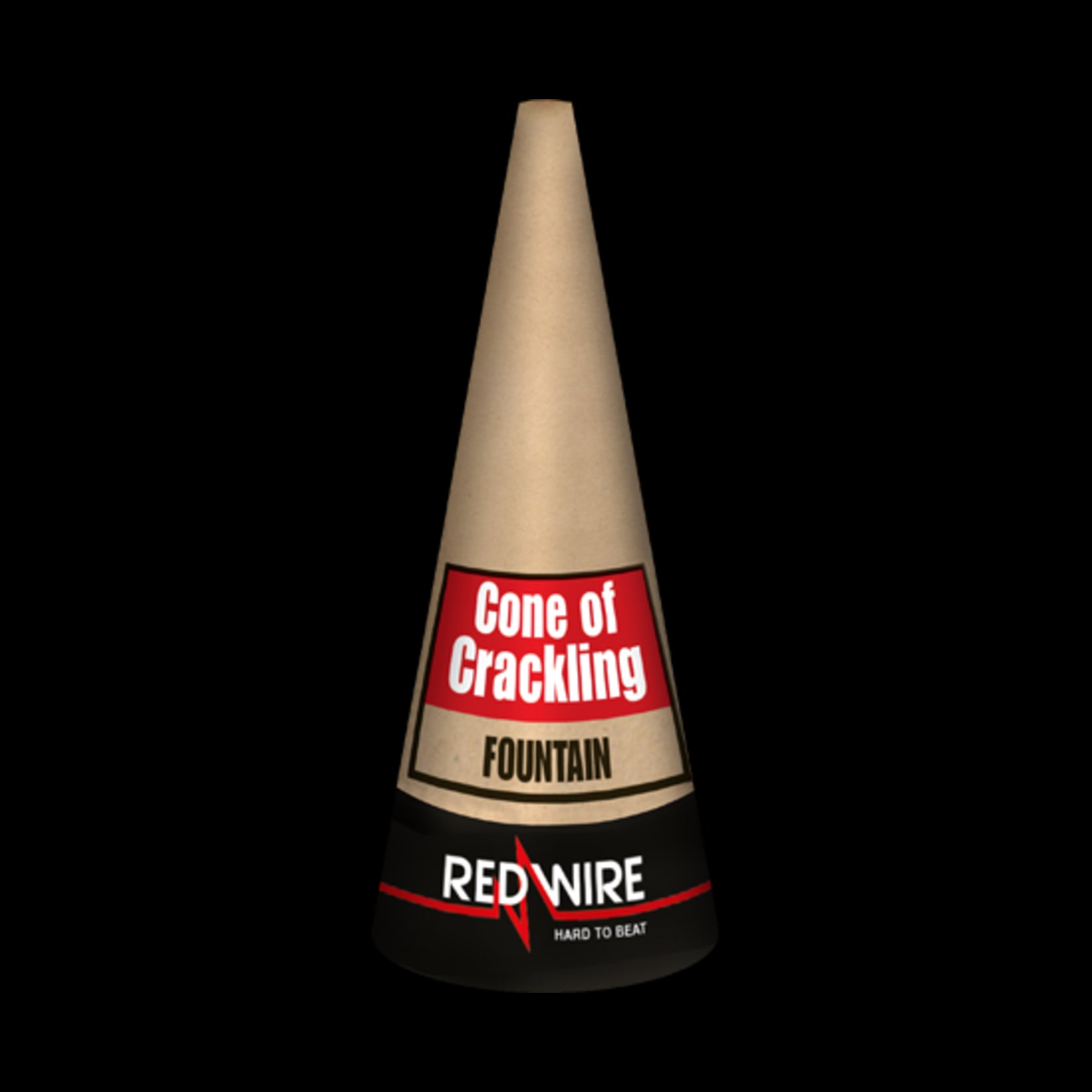 Red Wire Vuurwerk Cone Of Crackling
