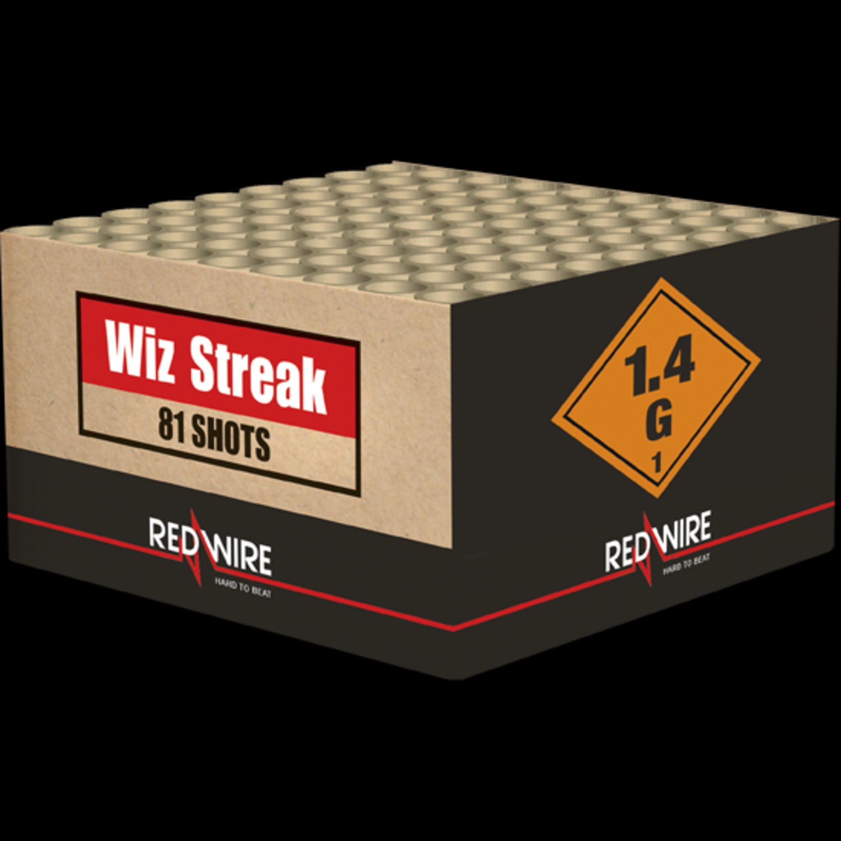 Red Wire Vuurwerk Wiz Streak 81 shots