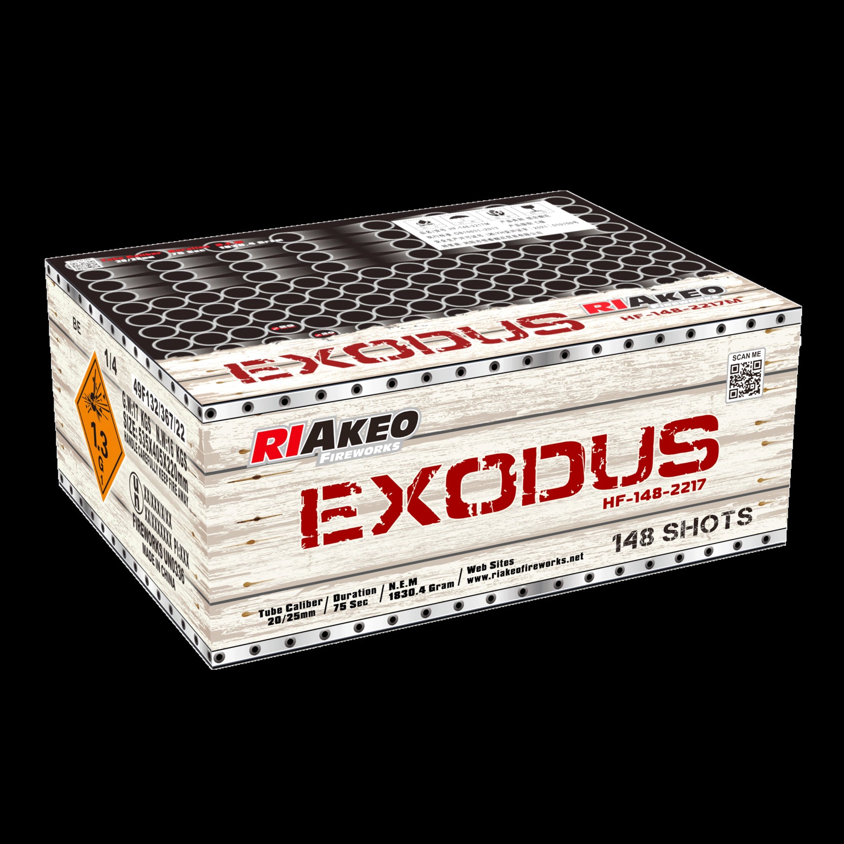 Riakeo Fireworks Exodus 148 Shots