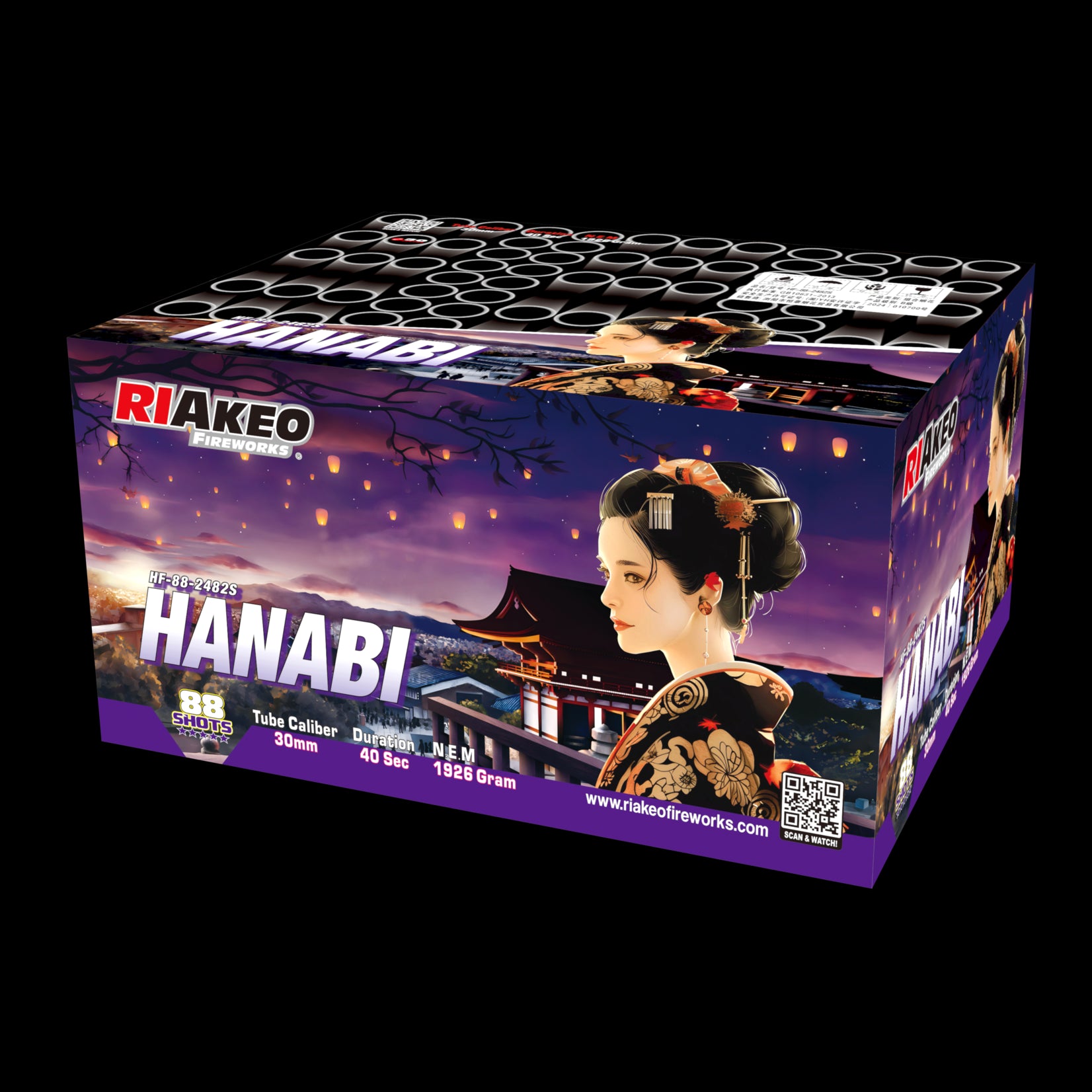 Riakeo Fireworks Hanabi 88 Shots