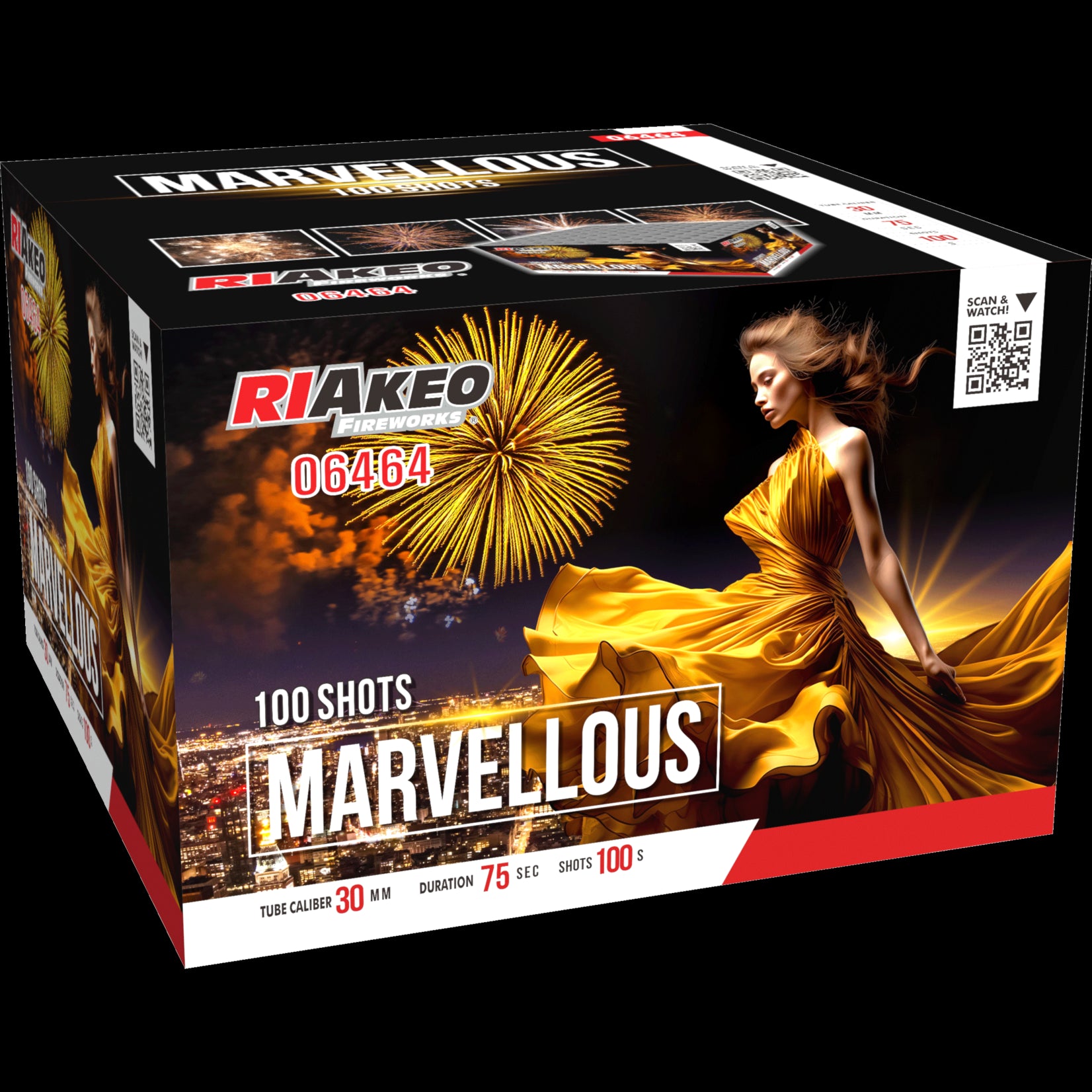 Riakeo Fireworks Marvellous 100 shots