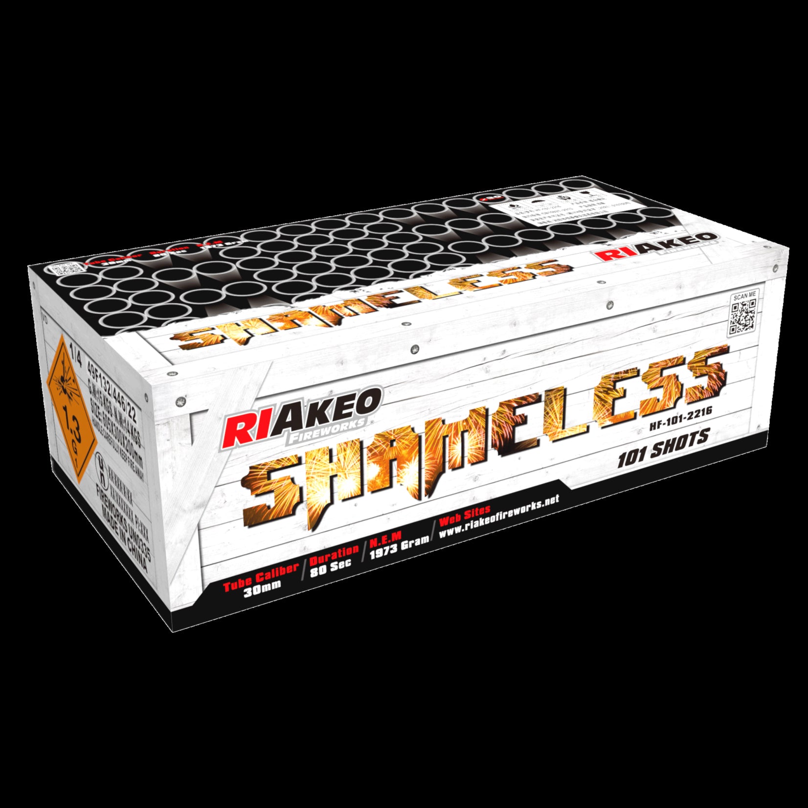 Riakeo Fireworks Shameless 101 Shots