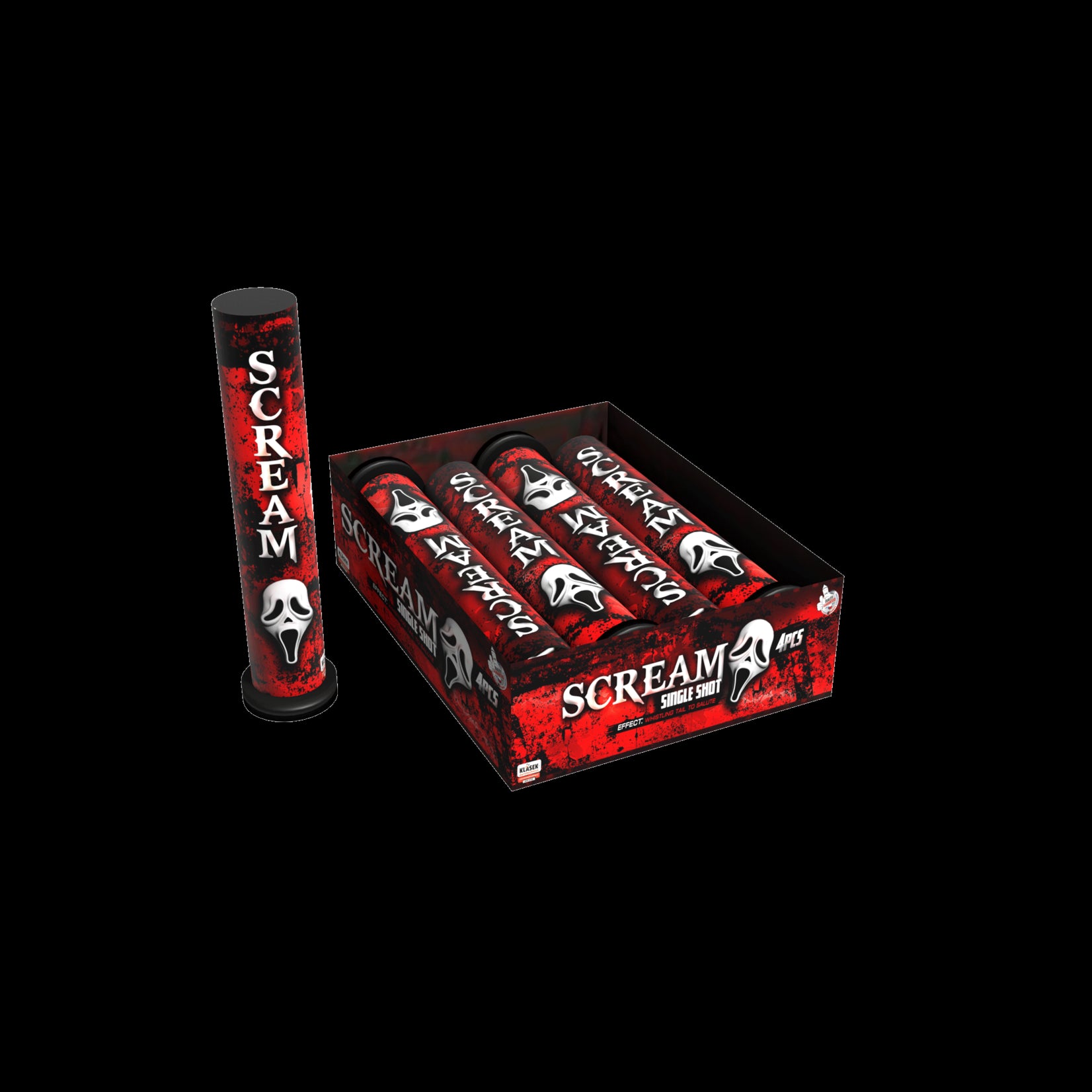 Scream Scream single shot 6 stuks