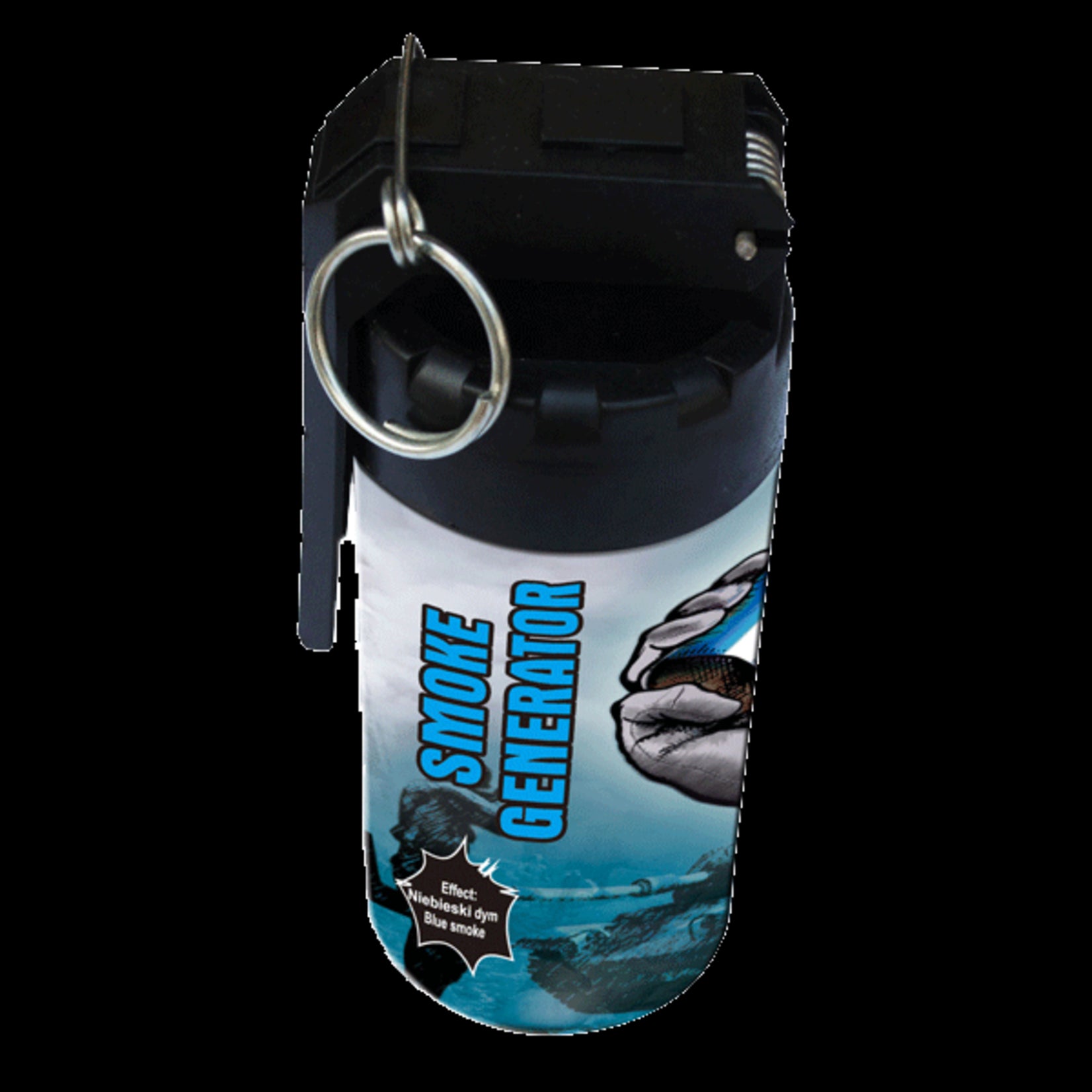 Triplex Fireworks Smoke Blue Can 15CM P1