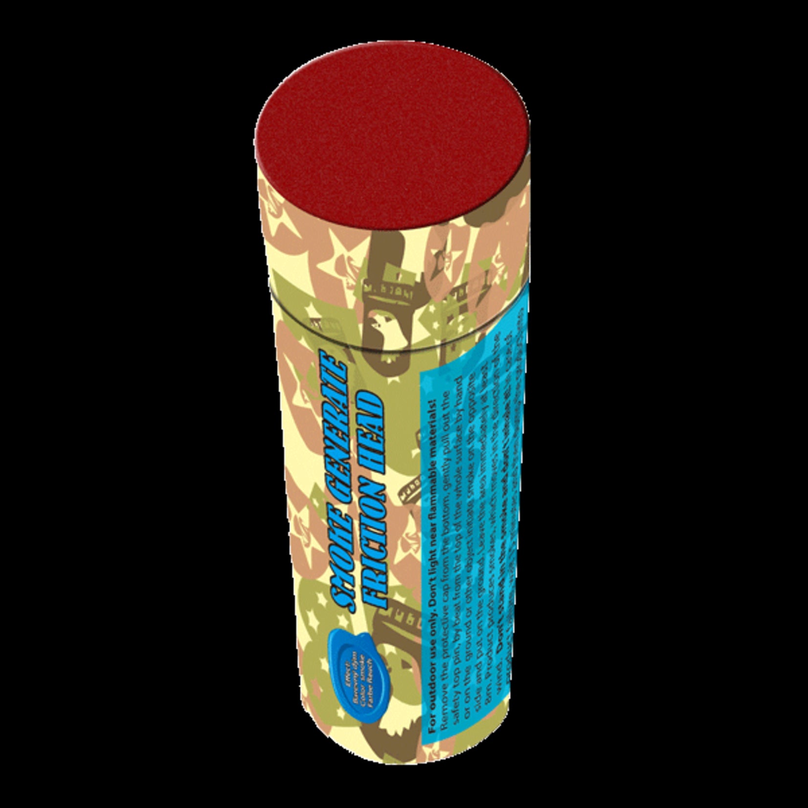 Triplex Fireworks Smoke Blue Match 13CM P1