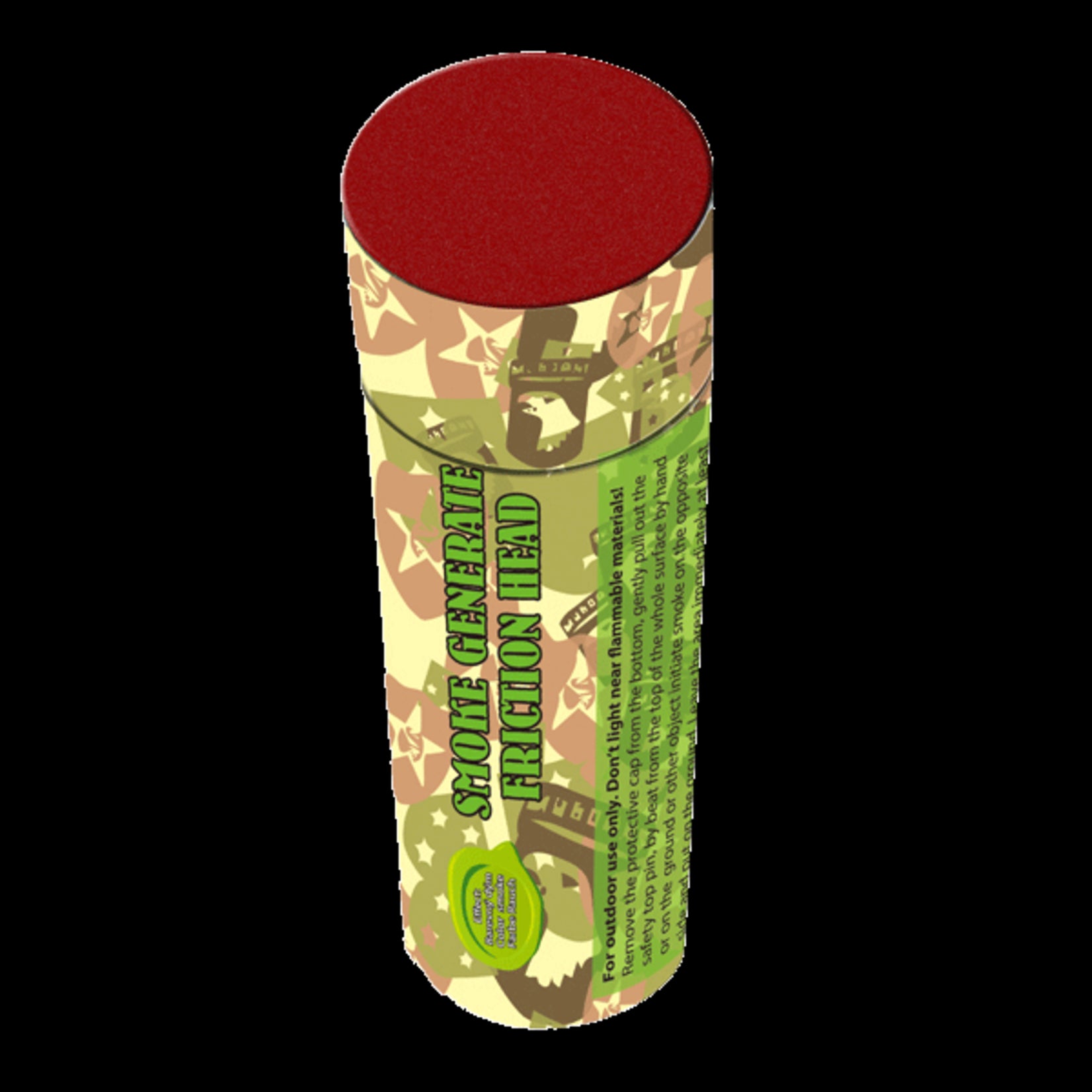 Triplex Fireworks Smoke Green Match 13CM P1