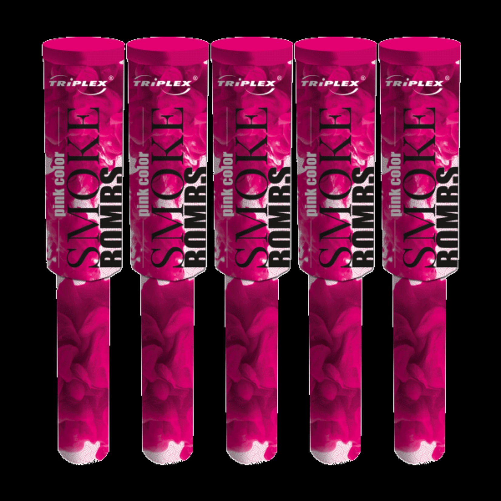 Triplex Fireworks Smoke Pink With Handel 5st. T1