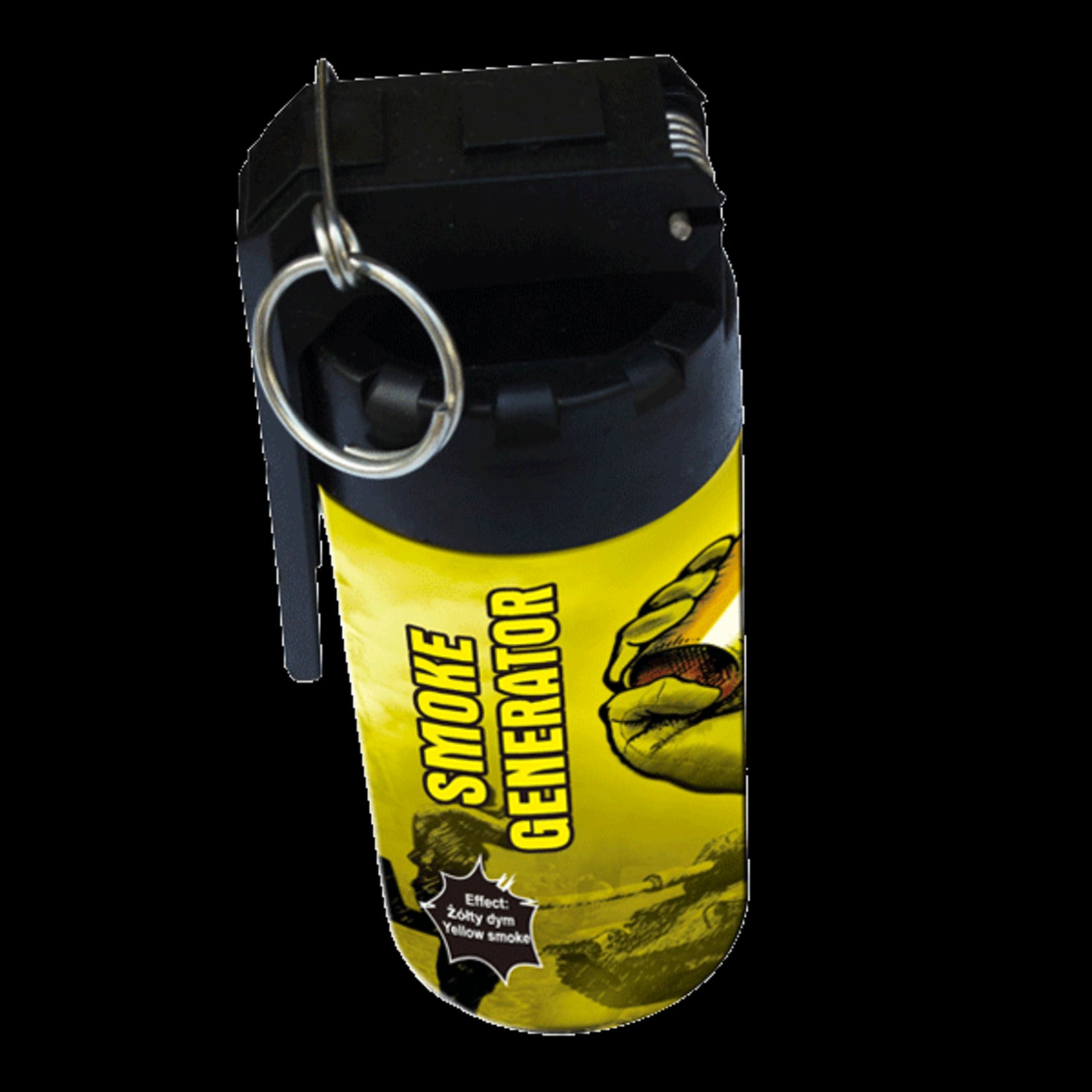 Triplex Fireworks Smoke Yellow Can 15CM P1