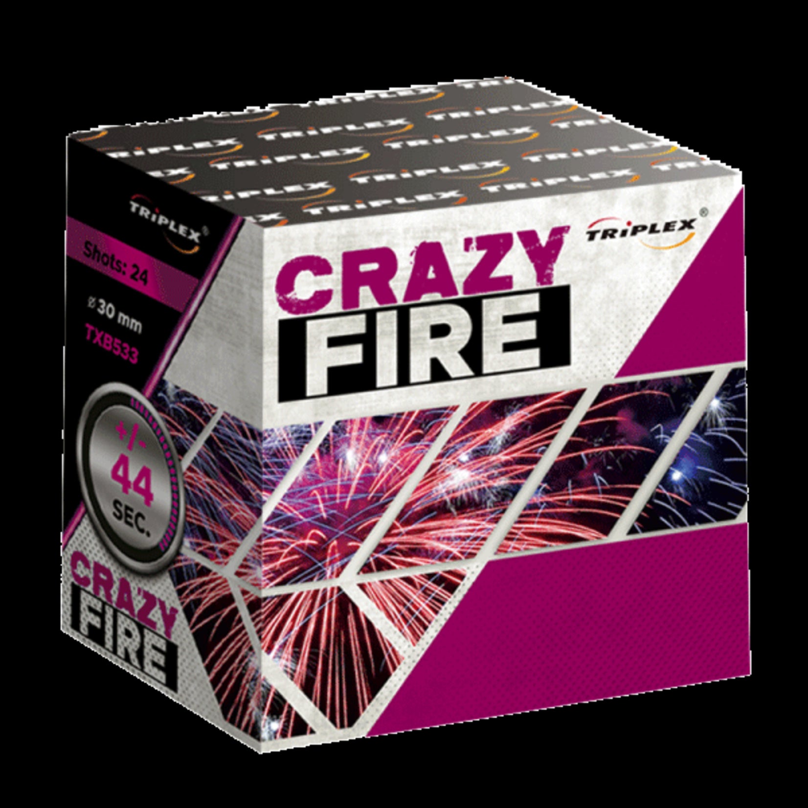 Triplex Fireworks TXB533 Crazy Fire 24 shots