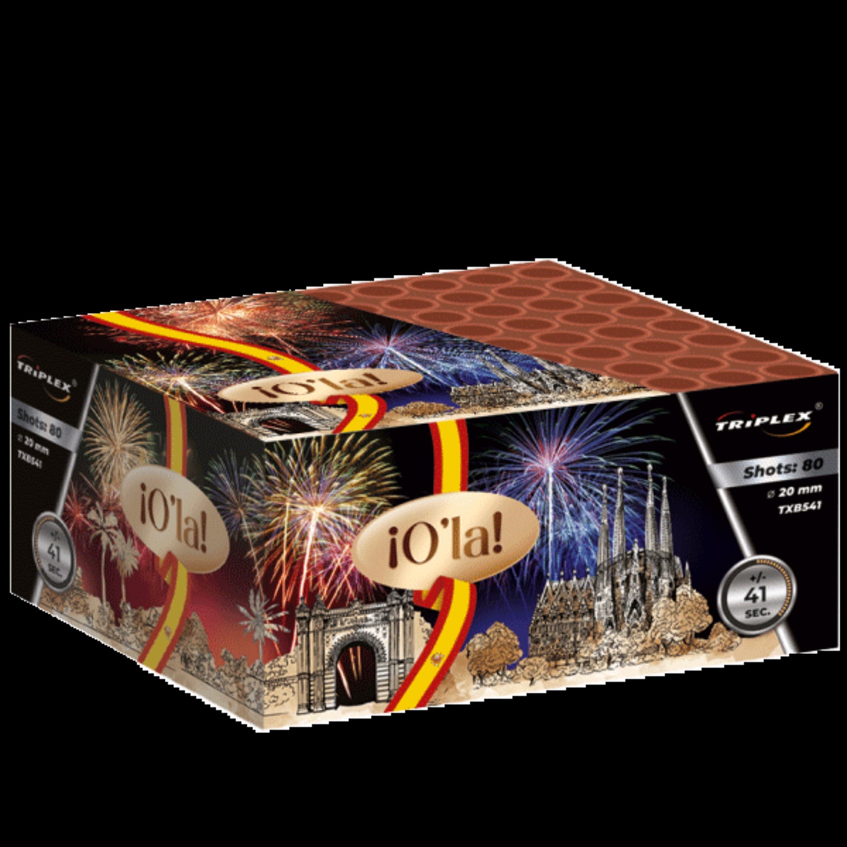 Triplex Fireworks TXB541 O'La! 80 shots