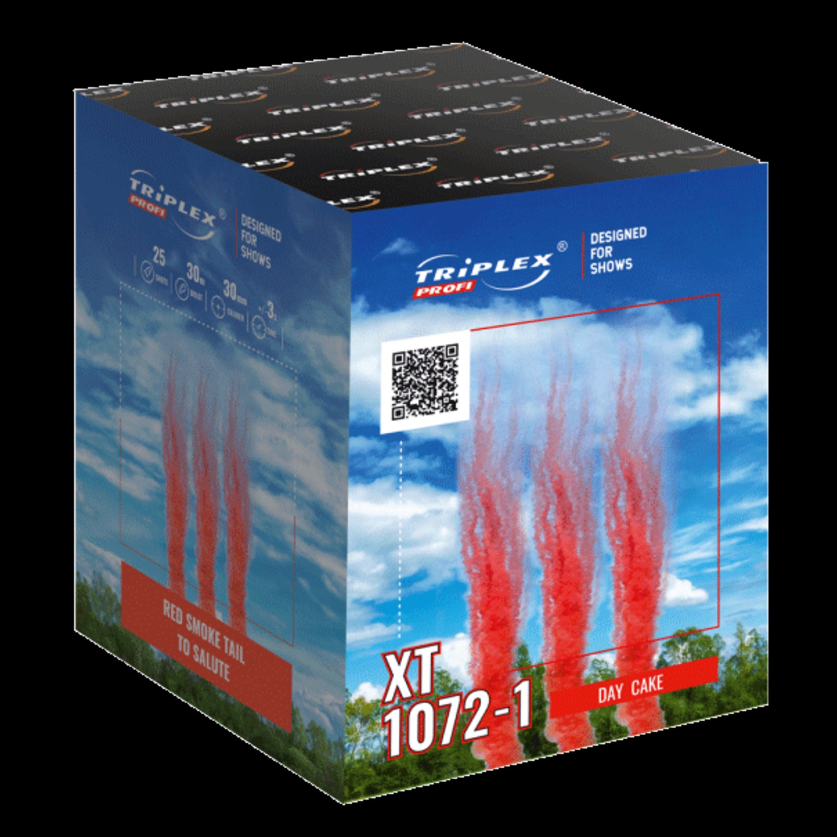 Triplex Fireworks XT1072-1 Day Cake
