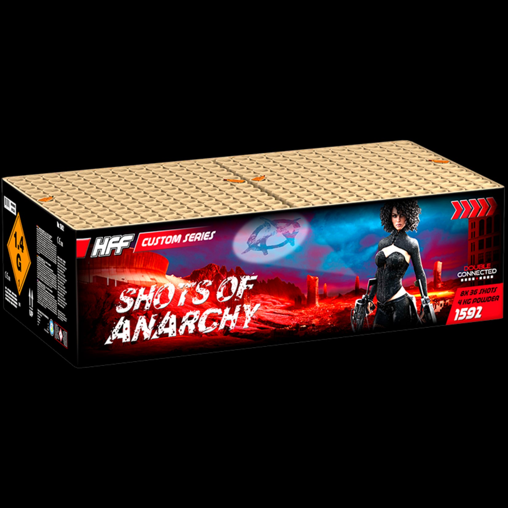 Volt! Vuurwerk Shots Of Anarchy 288 schuss