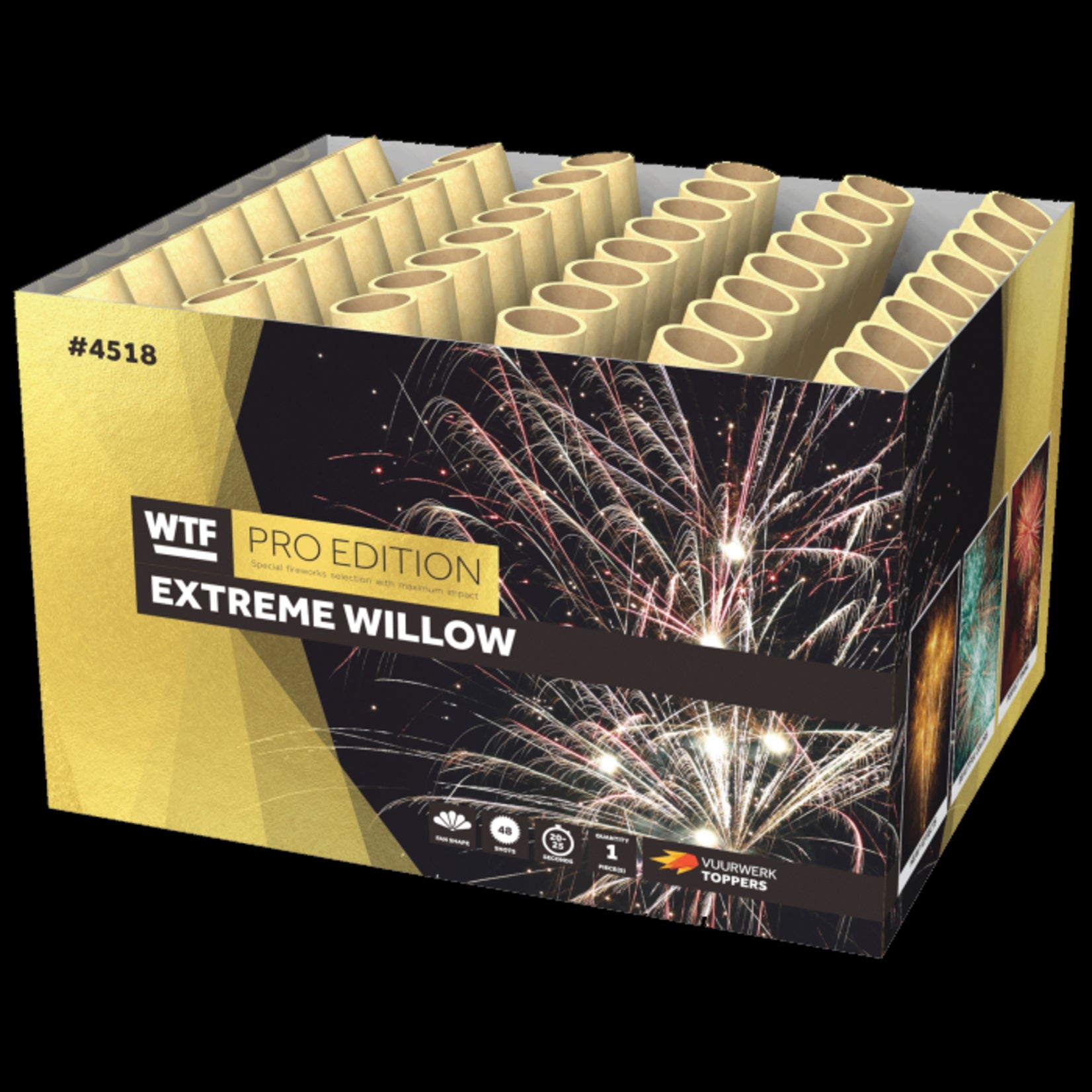 WTF Pro Edition Vuurwerk Extreme Willow 48 shots